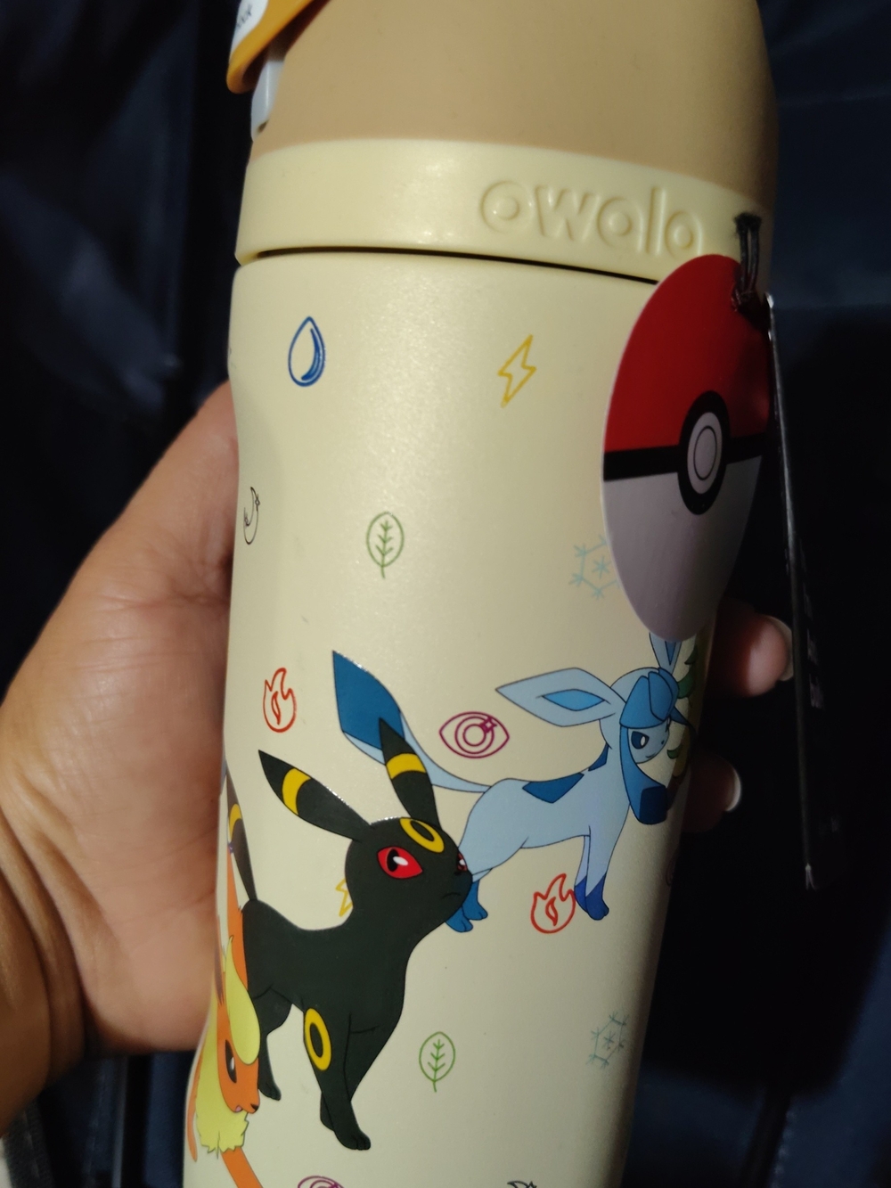 Owelo Kids Cream Pokémon Insulated Bottle with Character Graphics